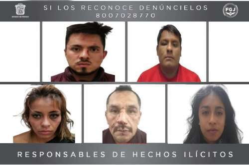 Sentencian a 140 años de prisión a 5 sujetos por secuestro y homicidio cometido en Zinacantepec